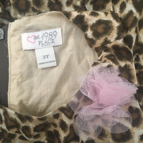 Adorable Cheetah Print Dress. 3T. - Picture 3 of 3